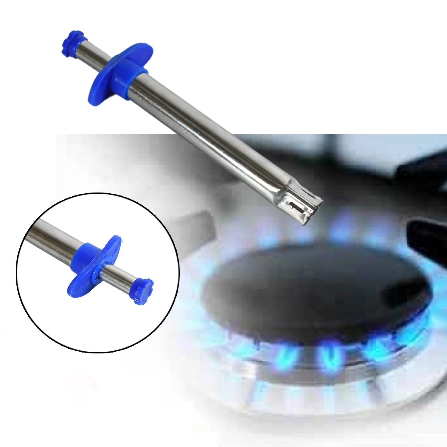 Stainless Steel Gas Lighter Long Lasting Use , Rust Proof, Unbreakable, Gas Lighter Restaurants & Kitchen Use (2 Pc Set) Stainless Steel Gas Lighter Long Lasting Use , Rust Proof, Unbreakable, Gas Lighter Restaurants & Kitchen Use (2 Pc Set)